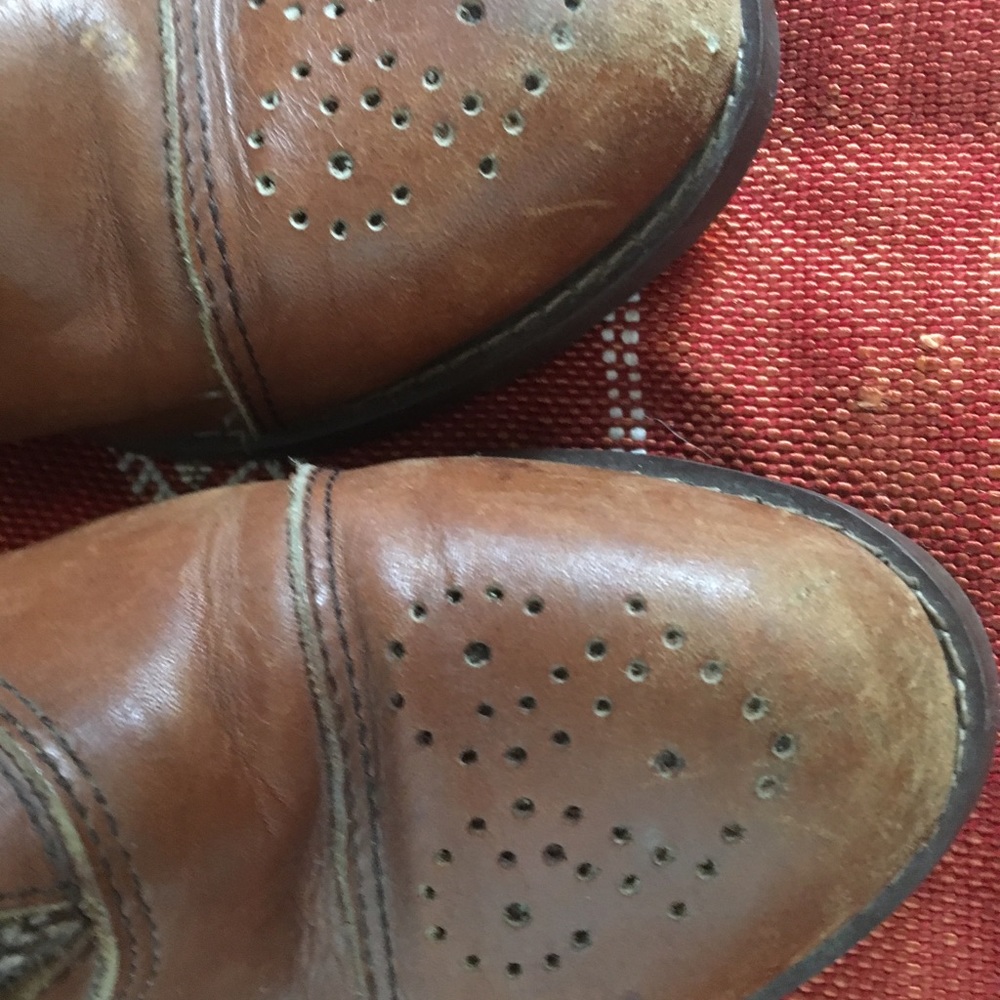 * Rare Romanian Leather Booties, w/ sweater lining - Picture 3 of 8